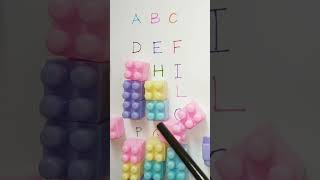 Test Your English Letters ABCD With Colour Blocks  shorts trending [upl. by Watkins112]