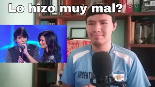 REACCIONANDO a Christopher Velez  Viveme by Laura Pausini  La Banda Live Shows 2015 [upl. by Huttan]