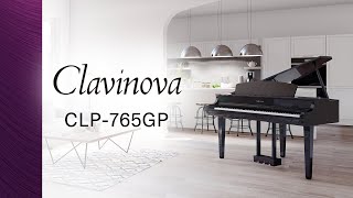 Yamaha Clavinova CLP765GP Digital Piano Overview [upl. by Eleon11]