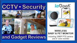 ieGeek wireless baby and pet monitor [upl. by Sension]