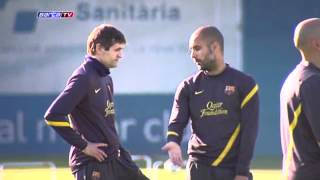 FC Barcelona  Entrenamiento 15052012 [upl. by Rhiamon]