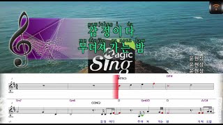 매직씽아싸노래방 윤현상 YOON HYUN SANG  감정이다무뎌져가는밤 노래방karaoke  MAGICSING [upl. by Halley279]