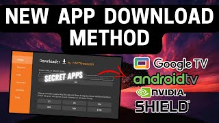 New App Download Method Android TV [upl. by Enorahs]