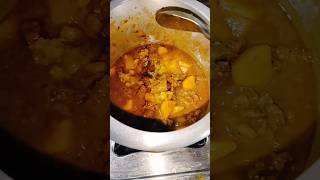 Mutton potato CurryMutton Fry Recipe shorts youtubeshorts mutton [upl. by Brandie]