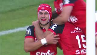 TOP 14  Essai de Gabin VILLIERE 2 RCT  RC Toulon  ASM Clermont [upl. by Suoivatnom335]