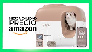 PetSnowy Snow Arenero Gatos Autolimpiable con TiO2 Desodorizar AppControl Detección gatos 83L [upl. by Abrahams]