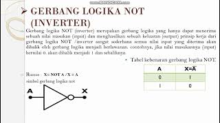 GERBANG LOGIKA SISKOM [upl. by Niple]