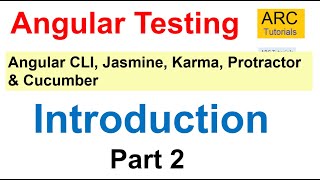 Angular Testing Tutorial 2  Introduction to Unit Test and E2E Testing [upl. by Kai]