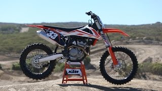 2017 KTM 250 SXF  First Impression  TransWorld Motocross [upl. by Eillek]