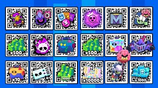 2024 All NEW GIFTS QR CODES 🥳  BRAWL STARS QR CODES 2024 🎁  BRAWL STARS NEW UPDATE [upl. by Airelav]