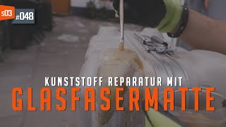 48 • Glasfasermatten zur KunststoffReparatur  VW T5 Camper Umbau [upl. by Eatnom]