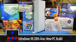 Windows 98 20th Anniversary All New PC Build [upl. by Eenar639]