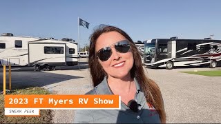 2023 Ft Myers RV Show Sneak Peek [upl. by Nnaillek]