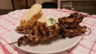 How to make Greek Souvlaki  Souvlaki Recipe for BBQ [upl. by Roz]