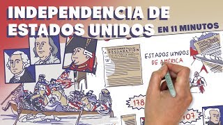 La Independencia de Estados Unidos en 11 minutos [upl. by Erminia]