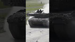 Tank Smashes Through Cars MilitaryNotes [upl. by Arlynne]