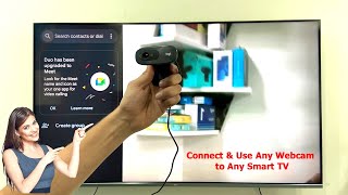 How to Connect amp Use Any Webcam on Any Smart TV [upl. by Zosima690]