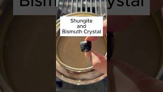 Shungite and Bismuth Crystal bismuth123 [upl. by September]