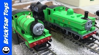 HORNBY TRAINS HAUL DUCK PERCY TAR TANKER  Thomas and Friends [upl. by Dnalrag]