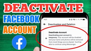 How to Deactivate Facebook Account 2024 [upl. by Arahsit]