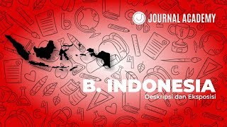 Bahasa Indonesia  Paragraf Deskripsi dan Eksposisi journalacademy [upl. by Anoet]