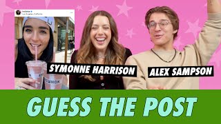 Symonne Harrison vs Alex Sampson  Guess The Post [upl. by Aynuat609]