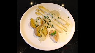 Spargel mit Pellkartoffeln und GorgonzolaSoße  Sous Vide  Ein HochGenuss [upl. by Juna]