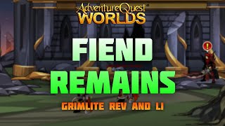 AQW  voidrefuge Carnage Delenda Est Quest Bot  FIEND REMAINS  GRIMLITE REV AND GRIMLITE LI [upl. by Legge]