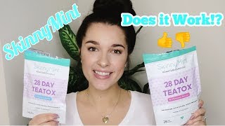 SKINNYMINT TEATOX HEALTHY CHOICES amp MY EXPERIENCE [upl. by Alyssa]