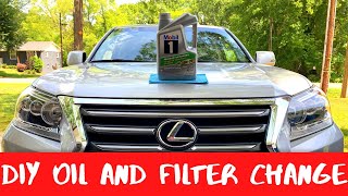 2014 Lexus GX 460 DIY Oil and Filter Change [upl. by Arracot585]