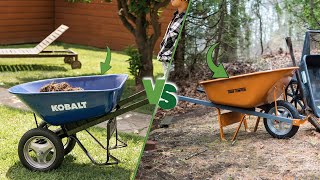 Kobalt vs True Temper Wheelbarrow Which One Handles the Load [upl. by Etteroma485]