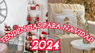 🎄TENDENCIA NAVIDAD 20242025 IDEAS DECORACION NAVIDEÑA [upl. by Ellenoj]