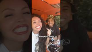 Jesy Nelson and Zion Foster tease their upcoming single MINE sped up via TikTok couple music [upl. by Ydna394]