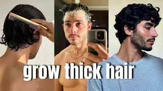 the secret to having thick hair as a man [upl. by Ecirtnahc]