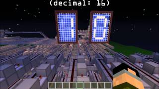 Minecraft  8bit Computer [upl. by Aurilia]