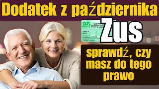 Seniorzy 65 Dodatkowe 1000 zł od ZUS już października – Sprawdź czy masz prawo do wypłaty [upl. by Domella67]