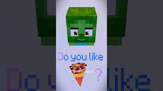 Do You Like Broccoli Ice Cream 🤔👍🥦🍦❓ Minecraft Animation [upl. by Anoet]