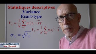 CALCULER UNE VARIANCE ET UN ÉCARTTYPE [upl. by Sophronia]