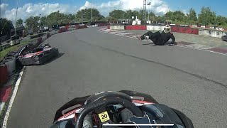 Lakeside Karting  BAD CRASH💥 Time Attack [upl. by Jacquelynn]