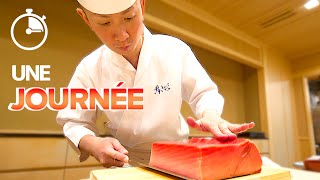 Une journée dans la vie d’un chef sushi au Japon 🍣 [upl. by Ettelorahc648]