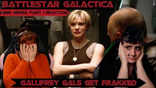 BATTLESTAR GALACTICA The Miniseries Part 1  First Time REACTION  Gallifrey Gals Get Frakked [upl. by Colligan]