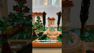 Newly revealed LEGO 10359 Fountain Garden is BEAUTIFUL lego legoflowers legoset legonews [upl. by Mailand]