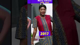 Mercy Johnson through the years 2006 2024 mercyjohnson shortsvideo shorts nollywood [upl. by Joiner201]