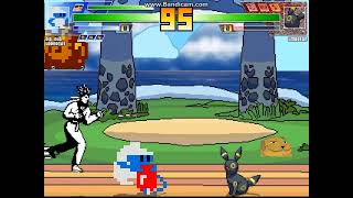 MUGEN battle 5072 Dig Dug amp Uppercut vs Pokemons [upl. by Lewendal]