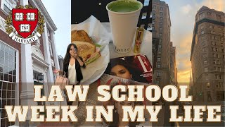 Harvard Law School Vlog starting the semester and trying to get into a routine [upl. by Silsby]