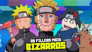 Os FILLERS mais BIZARROS e ZOADOS de NARUTO 💀🤣 [upl. by Hullda]