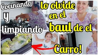 DOS DIAS DENTRO DEL BAUL DEL CARRO😲LIMPIANDO Y COCINANDORD VLOG [upl. by Nodnarb908]