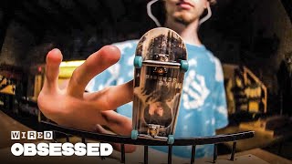 How This Guy Mastered Fingerboarding  Obsessed  WIRED [upl. by Ginsberg646]