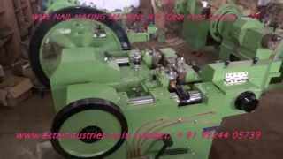 Wire Nail Making Machine Gear Feed System [upl. by Niamart]