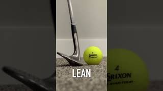 How Shaft Lean Affects Impact short shorts golf [upl. by Hibbitts644]